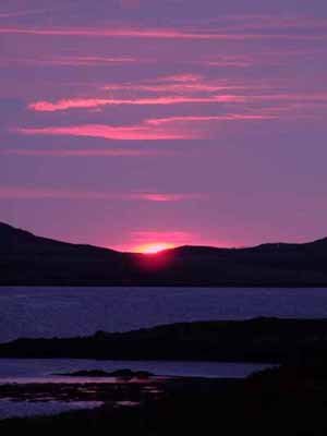 191 Sunset in Uig 
